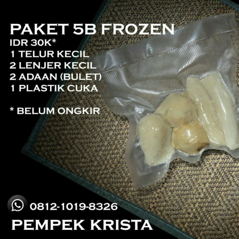 

Pempek Palembang ASLI PAKET 5 FROZEN