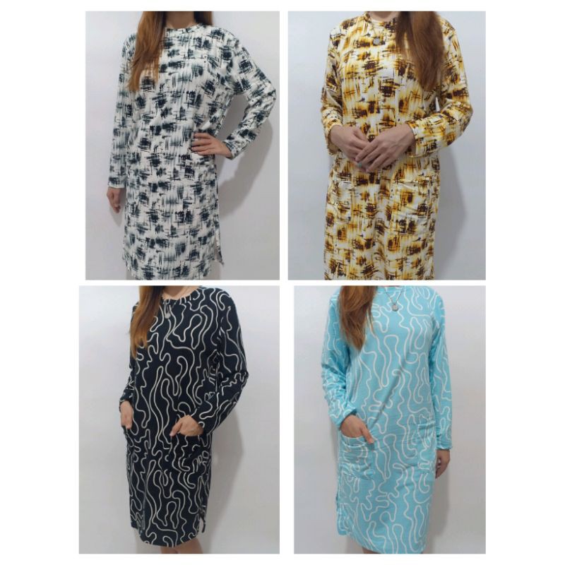 TUNIK BABYTERRY IMPORT JUMBO wanita dewasa