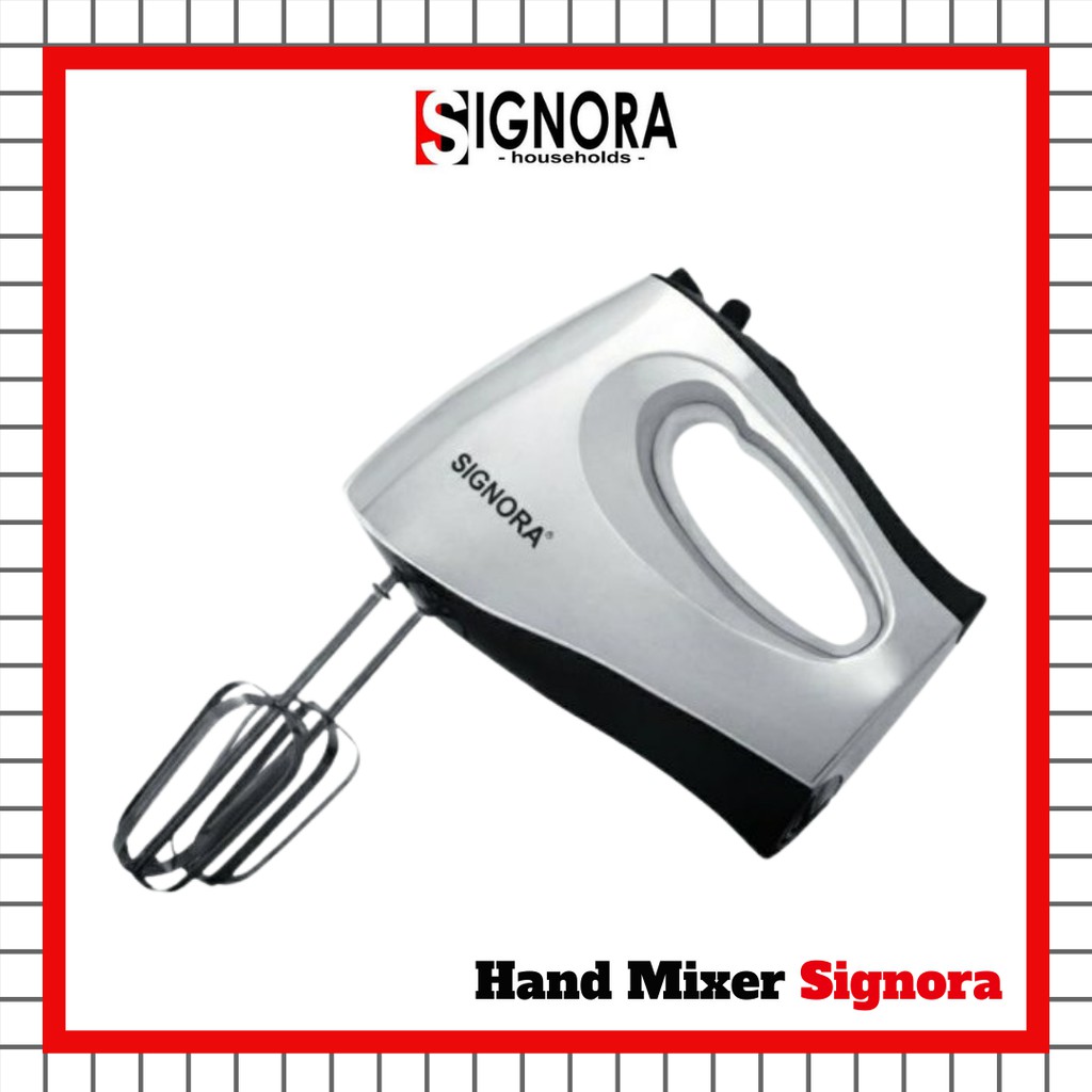 Hand Mixer Signora bonus hadiah langsung / mixer kue cake roti / mixer terbaik kuat bagus handal