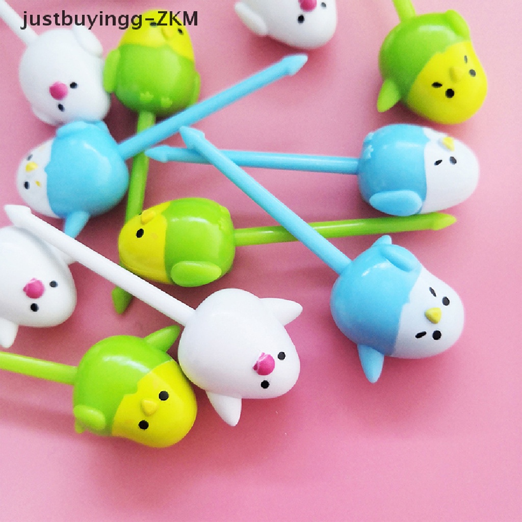 [justbuyingg] Cute Fruit Fork Mini Cartoon Children Snack Cake Dessert Pick Toothpick Bento [zkm]