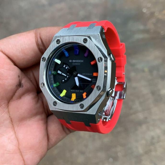 casio Gshock ga-2100 gm 2100 audemars piguet royal oak rainbow