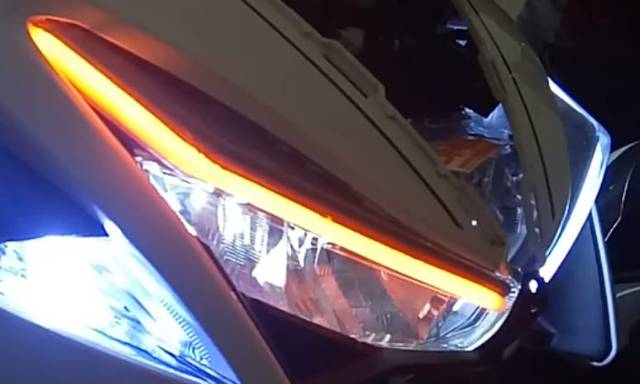 SEPASANG LED ALIS 30 CM GRADE A 2 FUNGSI SENJA DAN SEIN RUNING