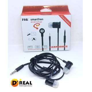 Smartfren Andromax Headset Full Bass / Earphone Jack 3.5mm