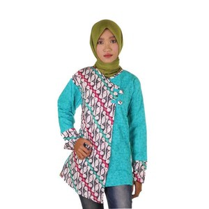 Blouse Batik I Blouse Kerja Wanita Batik I Blus Batik Wanita Wanda 4