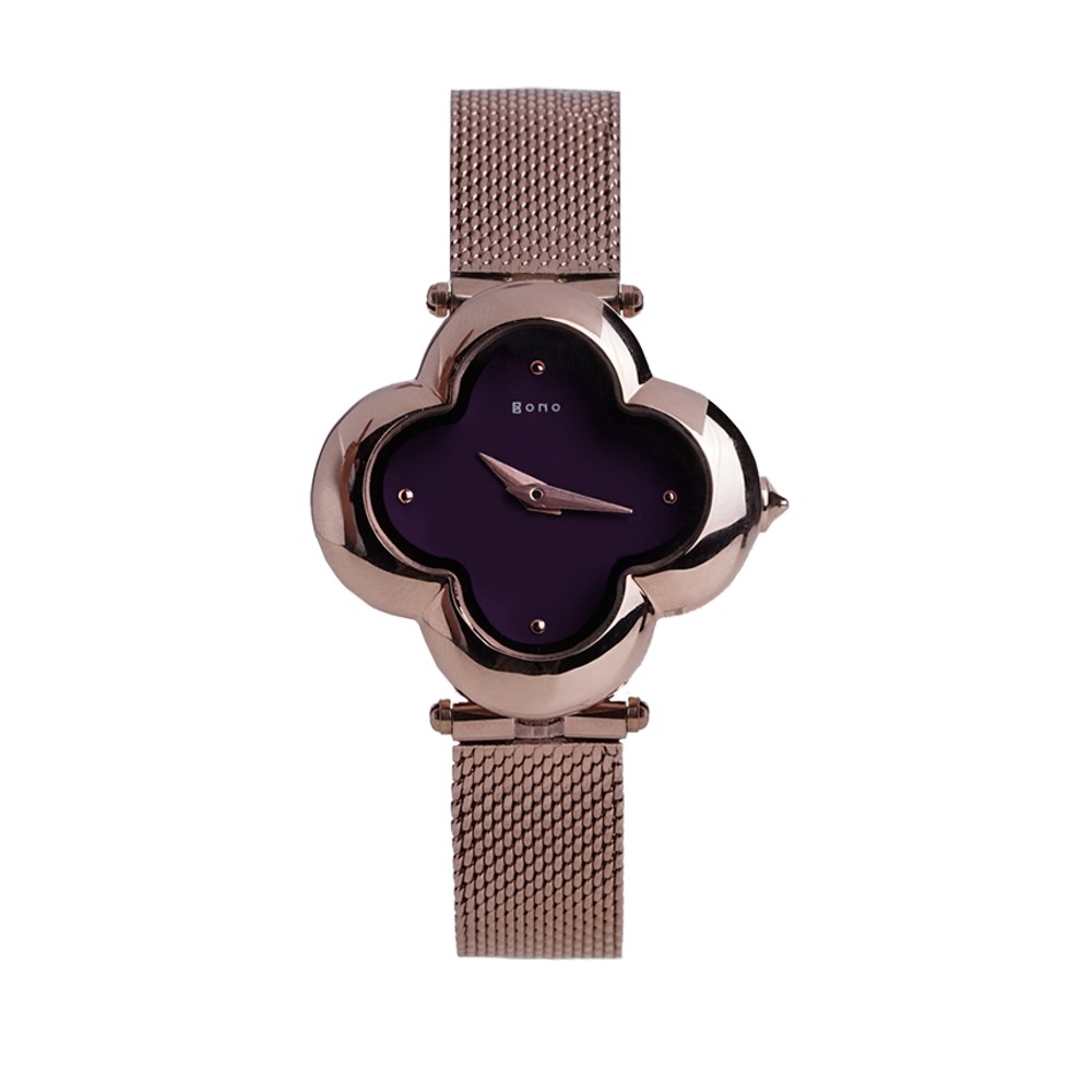 Bono - Clover Lilac Milanese - Jam Tangan Wanita