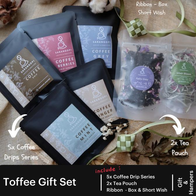 

[COD] Toffee Gift Set - Kado Tea n Coffee - Tealosofi Sarangopi -Hampers Teh [COD]