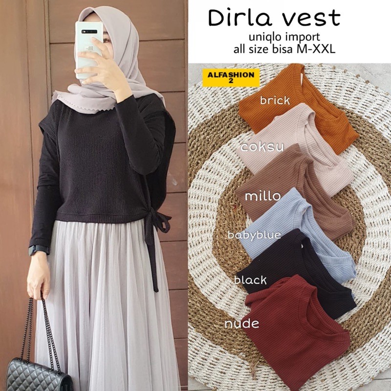 DIRLA VEST ORI BY ALFASHION SOLO