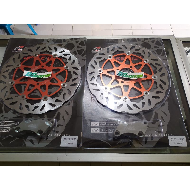 disc piringan cakram PRO1 PRO 1 racing Yamaha Jupiter jupiterZ Vega FIZR Nouvo 300mm 30cm 300 orange