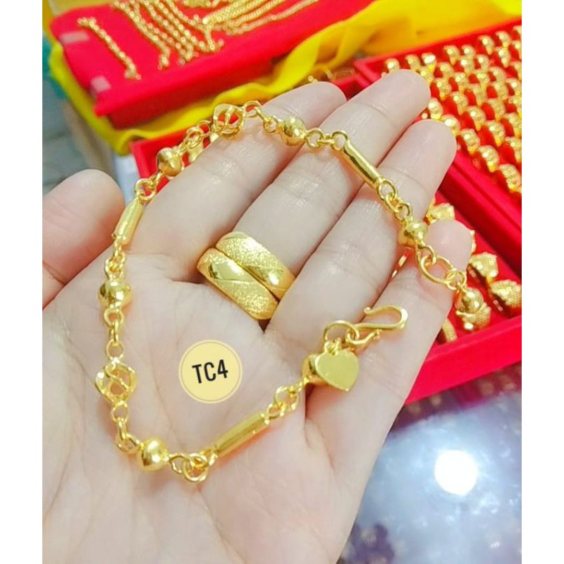 SET GELANG CINCIN TITANIUM