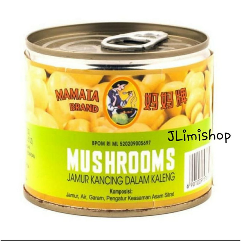 

Mushroom Mamata Brand/Jamur Kancing 198gr