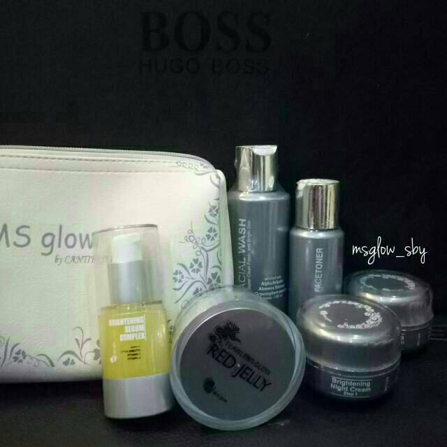 PAKET EKSTRA White Glowing / Acne Plus ++ / Super Ultimate Flek MS Glow by Cantik Skincare