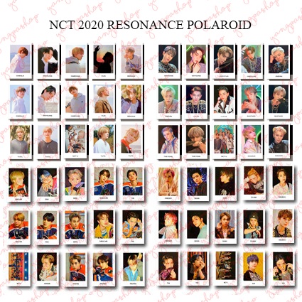 [READY / SET] 127 DREAM 2020 POLAROID RESONANCE PART 1 2 NSYA PHOTOCARD UNOFFICIAL FANMADE WORK IT 9