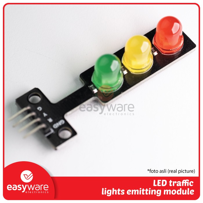 LED traffic lights emitting module