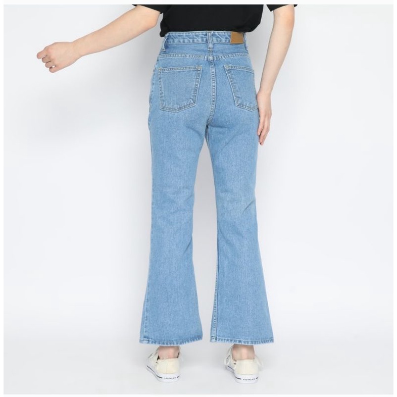 Jumbo Highwaist Cutbray Jeans Big Size 27-42