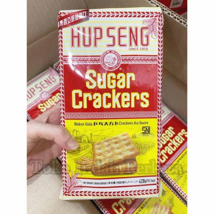 

Siap Krim Hup Seng Sugar Crackers 428Gram / Biskuit Manis - Tanpa Bubble