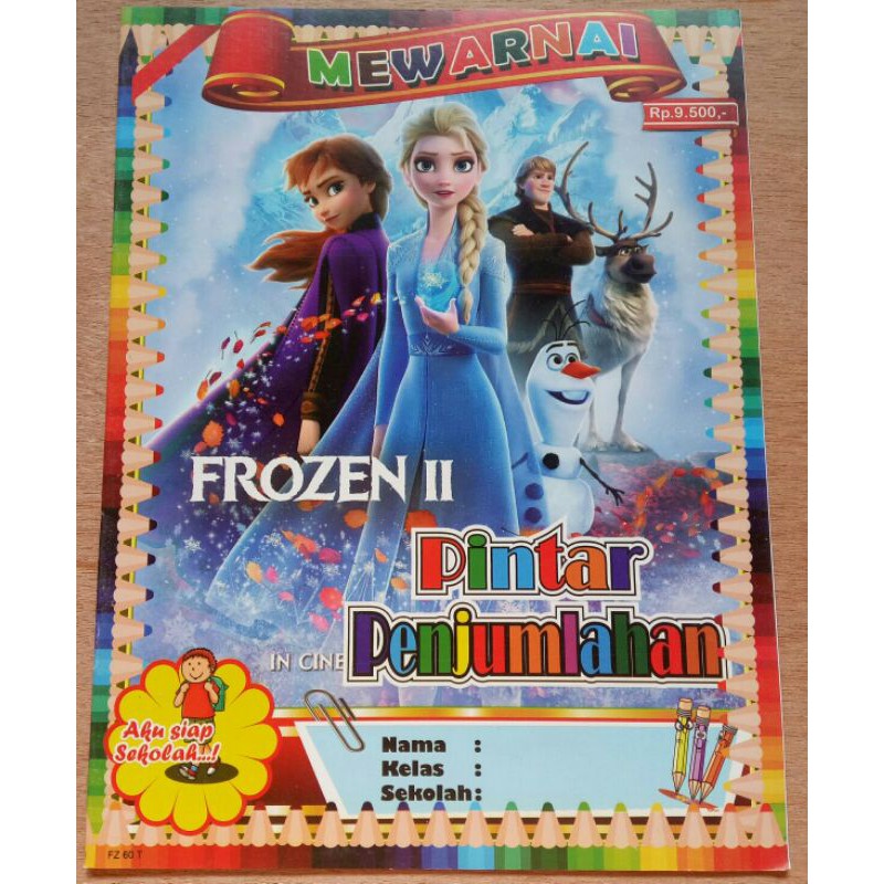 BUKU MEWARNAI ANAK FROZEN