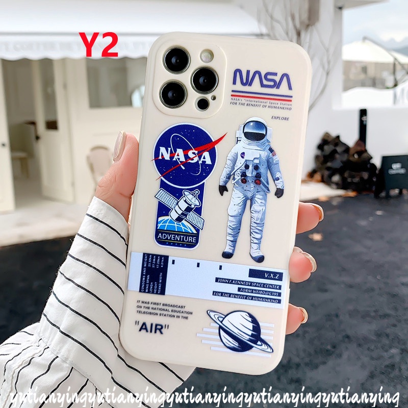 Soft Case TPU Motif NASA Untuk Infinix Smart 5 6 Hot 10 Play 11s 11 Hot 9 Play 10T 10S 10 Hot 11 Play Note 8