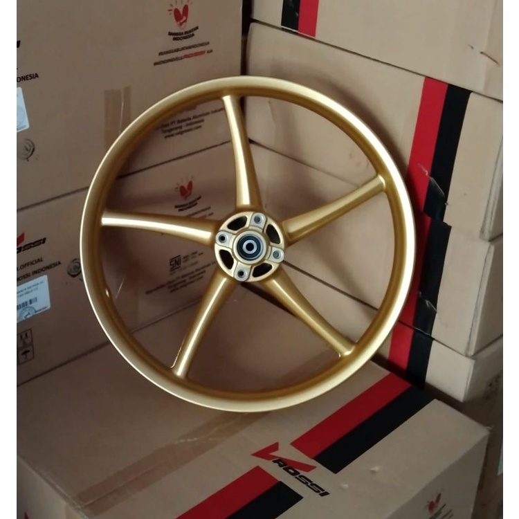 VELG RACING DEPAN V ROSSI RING 17X 140 160 EGO SPARK 110 MIO JUPITER Z Z1 MX OLD NEW 135 LC 4 5 SPEE