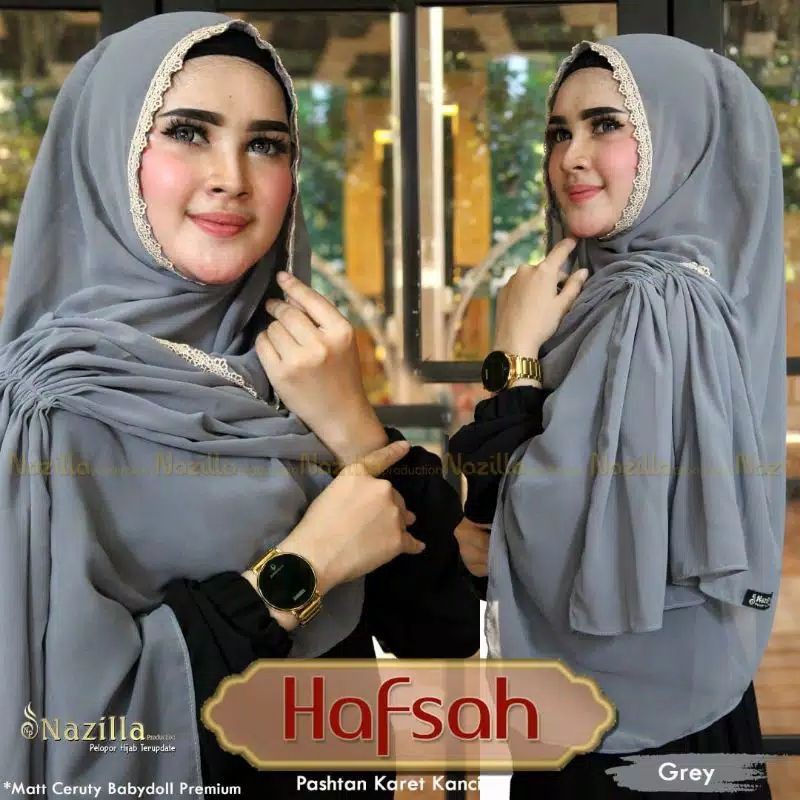Jilbab Pashmina Instan Hafsah Ori Nazilla
