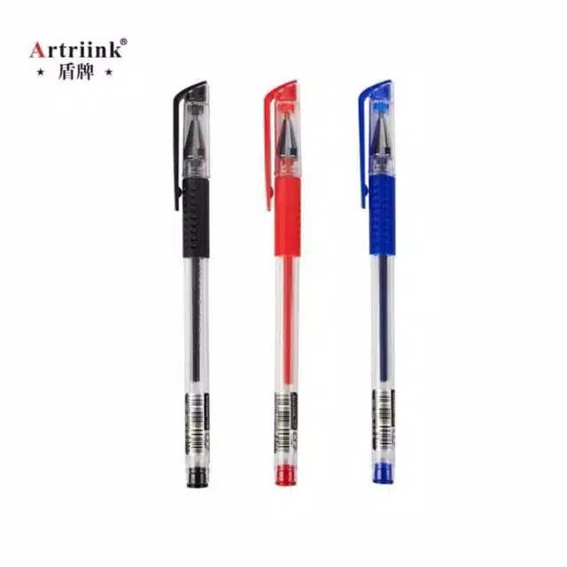 Pen / pulpen / bulpoin gel biru/ merah 0.5mm