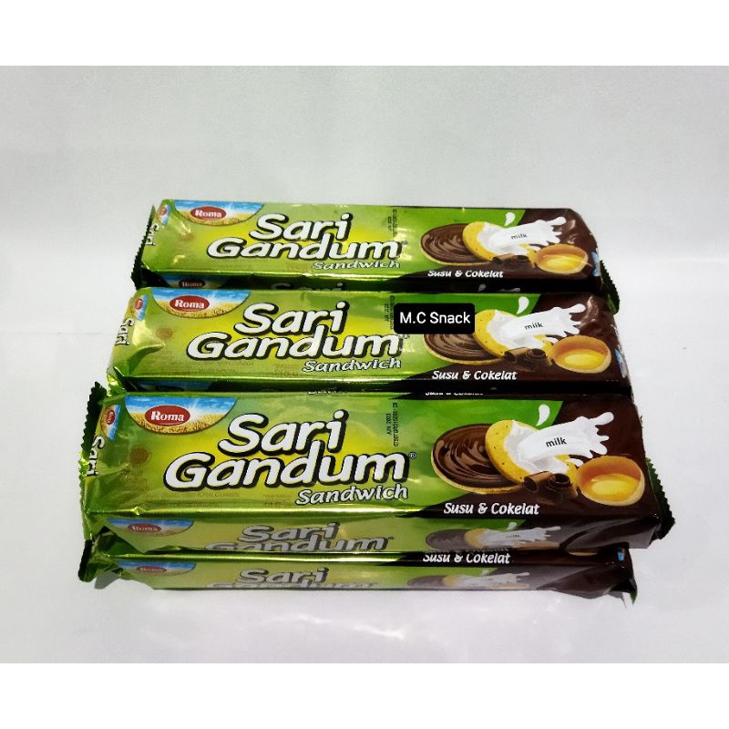 

Sari Gandum Sandwich coklat - 115 g