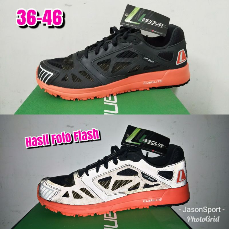 Sepatu League Volans Nocturnal M J Step Running Shoes Pria Wanita Sneakers Original Murah