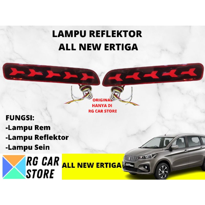 LAMPU REFLEKTOR ALL NEW ERTIGA MODEL SEQUENTIAL DIJAMIN PNP BERKUALITAS