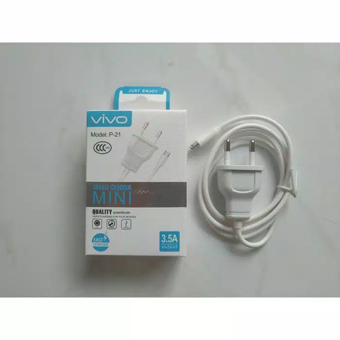 Charger Vivo/Travell Charger Vivo Fast Charging Charger P21 Branded 3.5 ampere