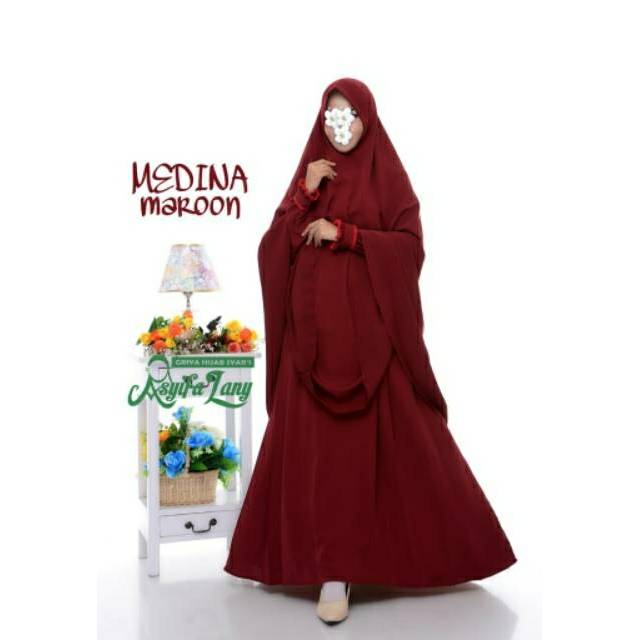 SETSYARI MEDINA BY ASYIFA LANY // GAMIS LEBARAN // GAMIS KOMBINASI