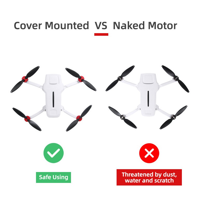 Sunnylife Motor Protective Cover Alloy Motor Caps for FIMI X8 MINI