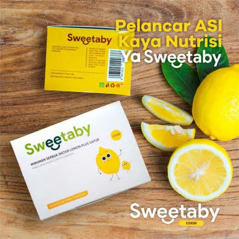 Sweetaby Pelancar ASI rasa LEMON original termurah
