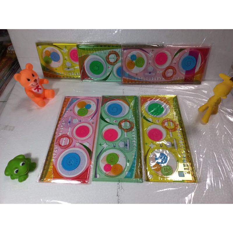 

Garisan ROTARY bunga/ pattern ruler design/Spirograp geomatrik ruler