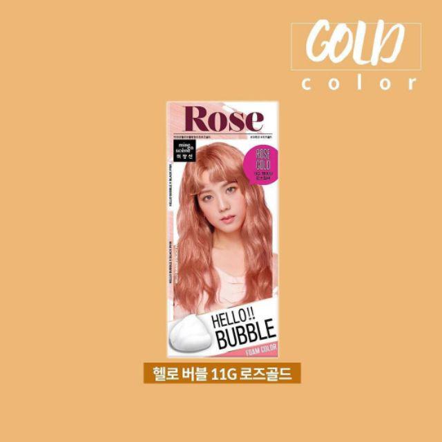 [READY] Mise En Scène Hello Bubble Foam Hair Color Blackpink-11RG Rose Gold