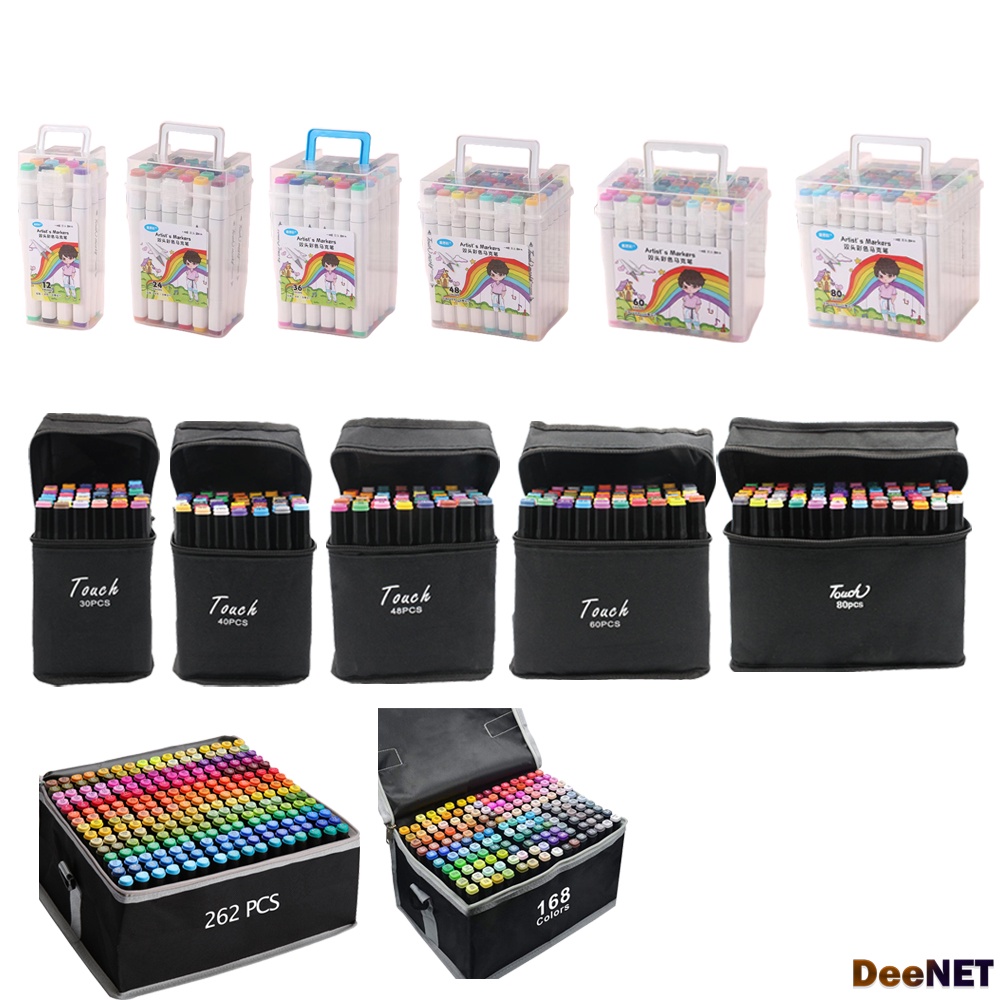 

Touch Spidol Dual Side Fine Art Marker 12 / 24 / 30 / 36 / 40 / 48 / 60 / 80 / 168 / double headed