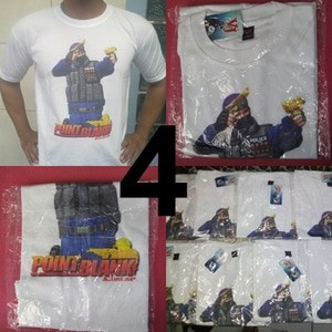 Kaos Point Blank PB Putih Caracter
