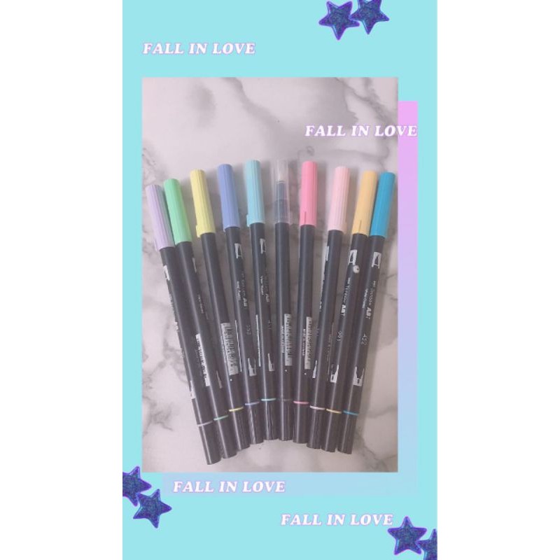 Preloved Tombow Brushpen Pastel
