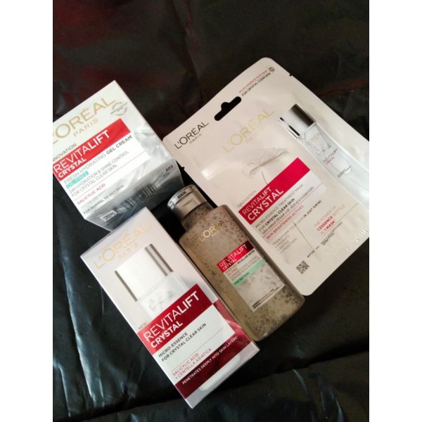 Harga Turun Loreal Paris Crystal Range Full Starter Skincare Set