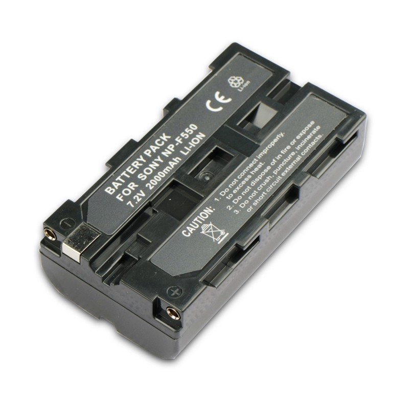 Digital Video BATTERY 2200mAh For Sony NP-F550 Universal LED Baterai Lithium