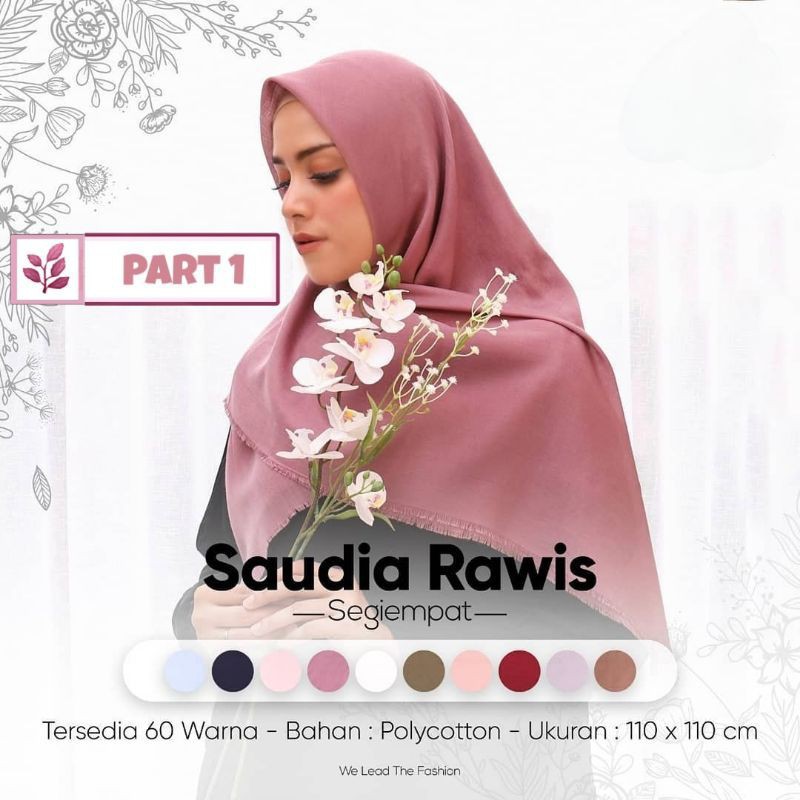 JILBAB SAUDIA RAWIS GOLD ORI KERUDUNG SEGI EMPAT EXLUSIVE TERMURAH KATUN VOAL