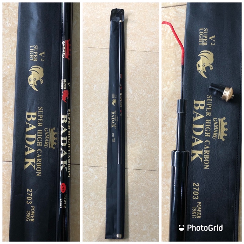 Joran Pancing Tegek Hard Power 25 Kg Gamaru Badak V2 Super High Carbon