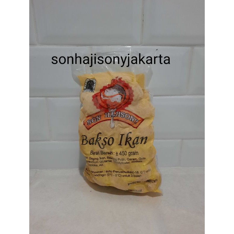 

bakso ikan son haji sony 450 gr TERMURAH hajisony hajisoni haji soni