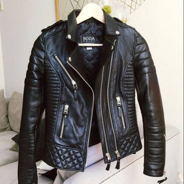 JAKET KULIT ASLI DOMBA RAMONES SUPER