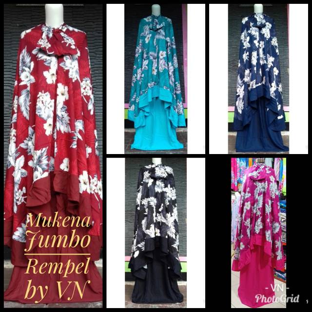 Mukena bali jumbo rempel
