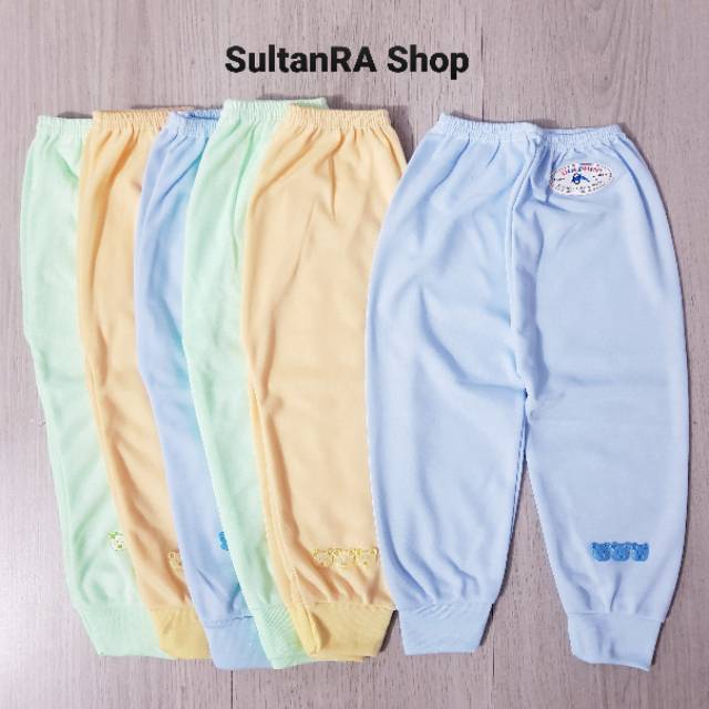 6 Pcs (1/2 Lusin) Celana Panjang Bayi Excellent 77 | TISUKA | E77 |  SNI S, M, L, XL Bahan Tebal Baby Pants CP