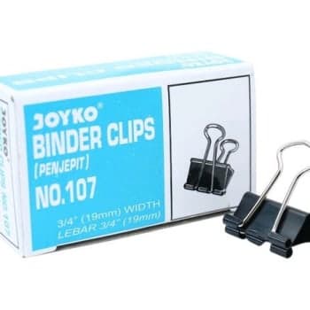 

[PAM] Penjepit Kertas/Binder Klip/Binder Clip No.107 Joyko