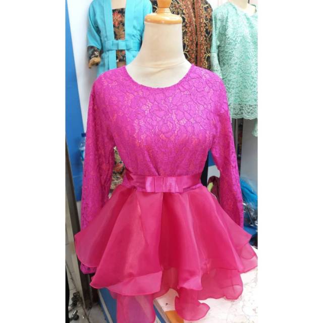 Dres brokat organza 5