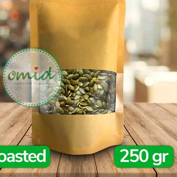 

☚ Organic Roasted Pumpkin Seeds (Biji Labu Panggang Organik) 250gr ➣