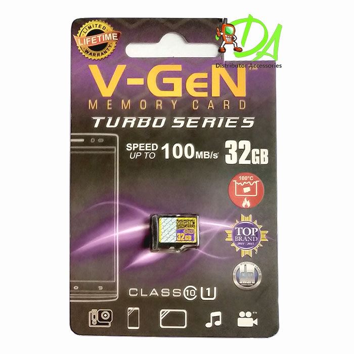Micro Sd Vgen 32gb Turbo Non Adapter / memori HP, CCTV