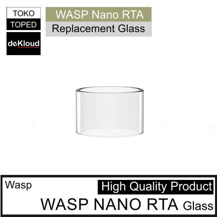 Oumier WASP NANO RTA Replacement Glass | kaca tabung tube vape