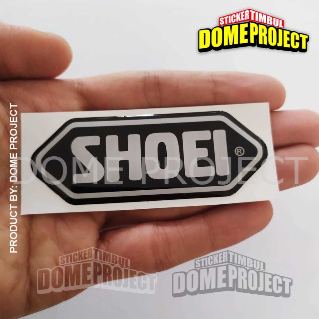 SHOEI STIKER MOTOR EMBLEM LENTUR AKSESORIS SEPEDA MOTOR